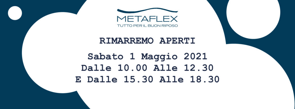 Apertura 1 Maggio 2021