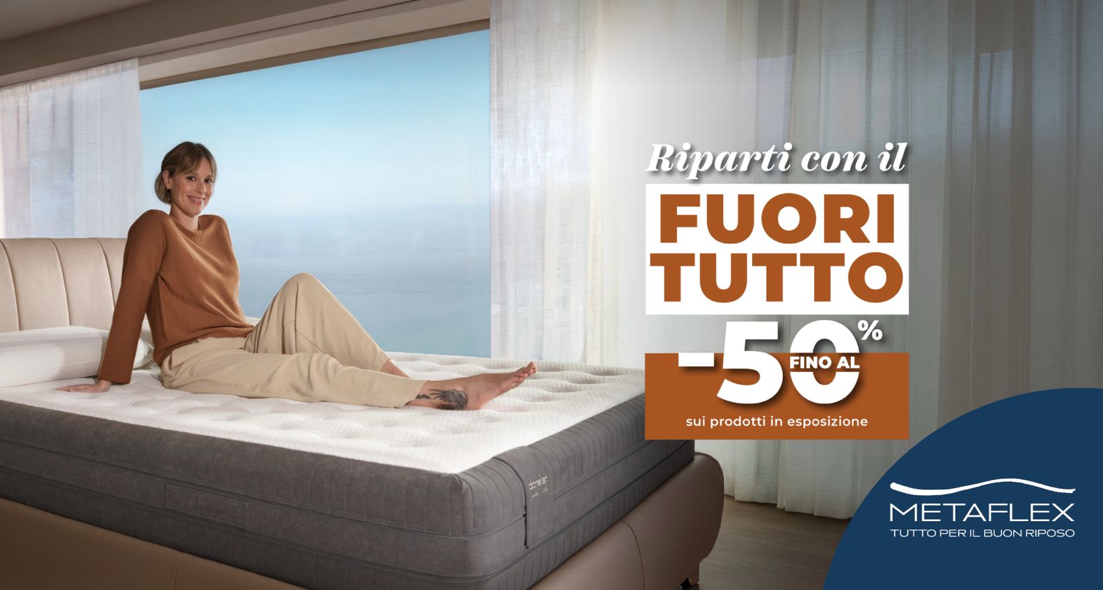 FUORI TUTTO fino al -50 sui prodotti in esposizione