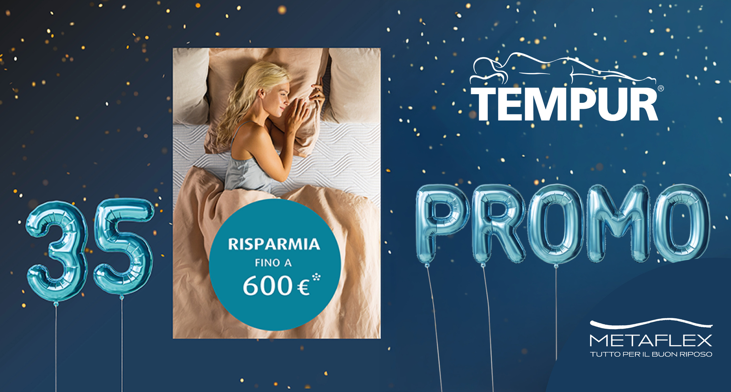 promo tempur 35 anni